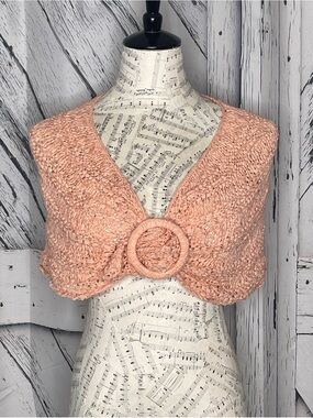Monroe & Main Crochet Shrug O-Ring Closure